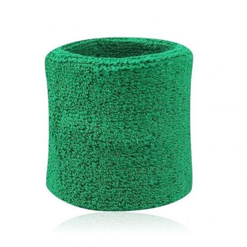 Muñequeras para el gimnasio, 2 uds., 8x8 cm, toalla de mano, soporte de muñeca para tenis, baloncesto, deportes, muñequeras de algodón, Tenis deportivos: green