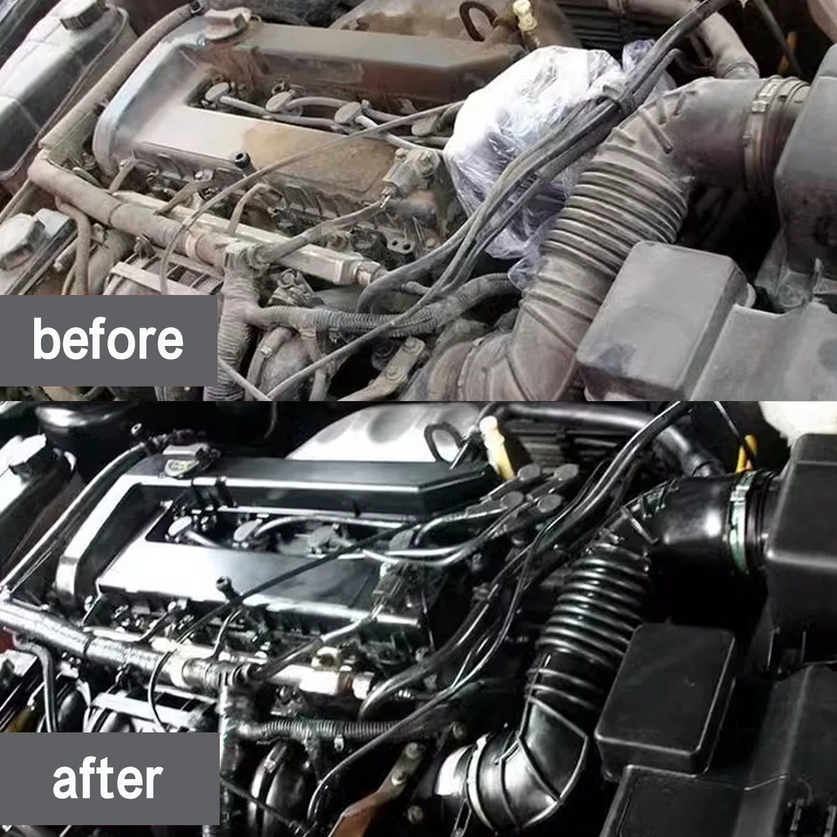 Limpiador de techo de motor de coche, potente producto de limpieza descontaminante para compartimento de motor, producto de limpieza de coche