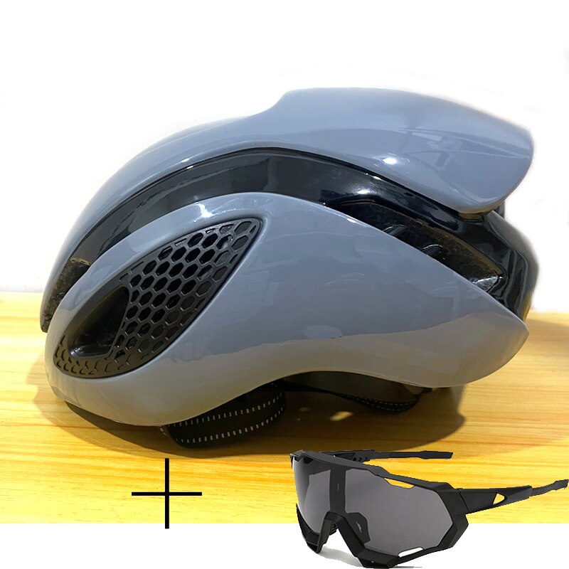 Brand Unisex Aero Bicycle Helmet Air Integrally Road Bike Helment Mens Time-Trial Women Mountain Bike Safety Caps Riding Hats: 14