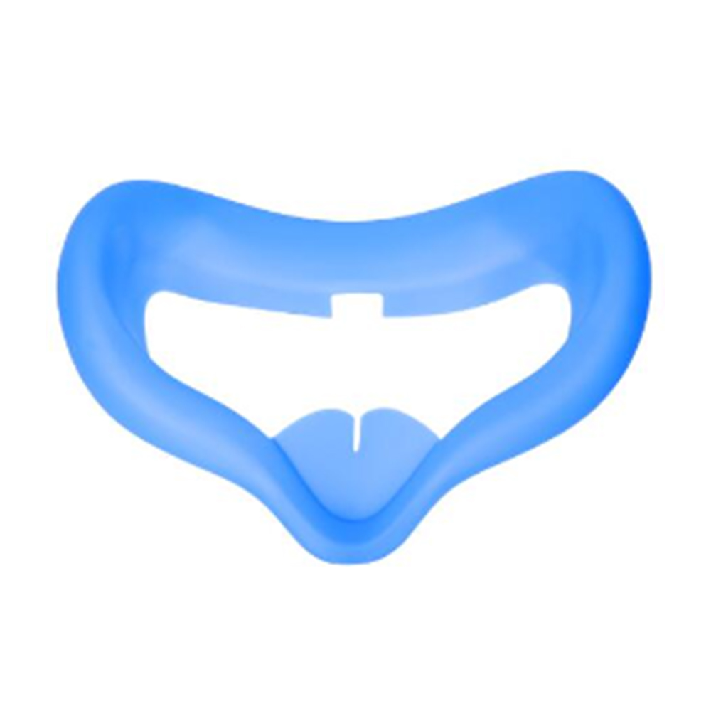 VR Silicone Mask Cover Face Pad Face Cushion Protective Eye Pad For Oculus Quest 2 VR Devices Accessories: SKY BLUE