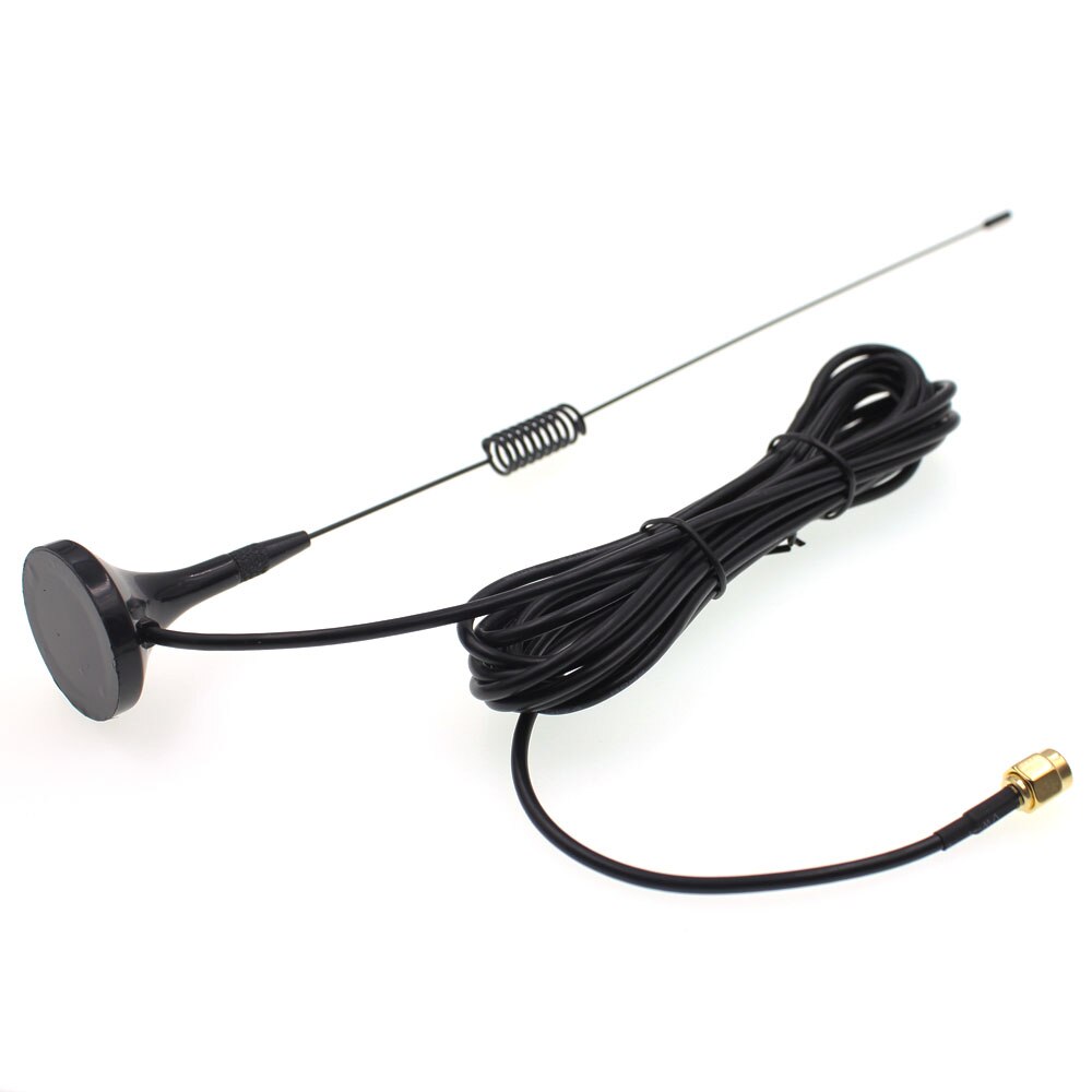 Mobile Dualband-Magnetantenne UT-102-SMA-M 130/430 MHz 3 Meter Antenne für Baofeng TYT Walkie Talkie usw