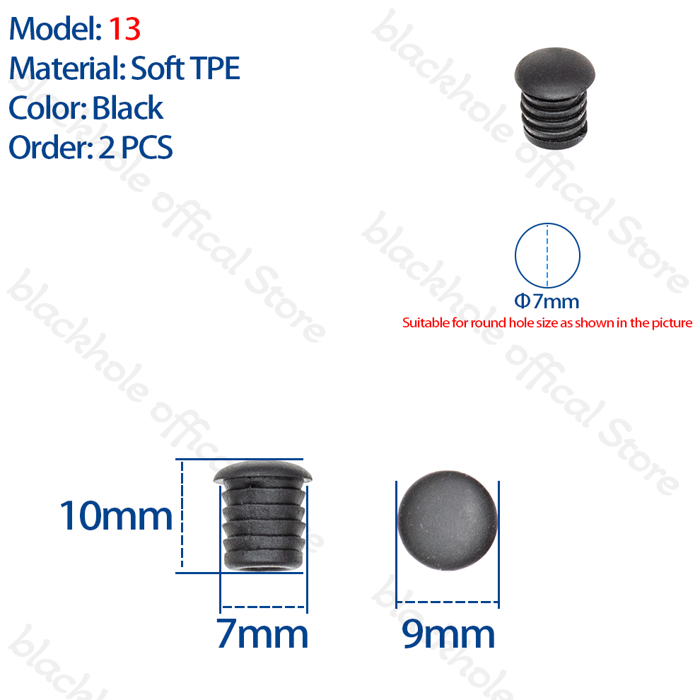 Tapones de Cable de freno para desviador de cuadro de bicicleta, tapones de sellado de plástico con orificio para marco de bicicleta de montaña y carretera, palanca de cambios de cuadro de bicicleta eléctrica de grava, tapones de Cable DI2: Azul marino