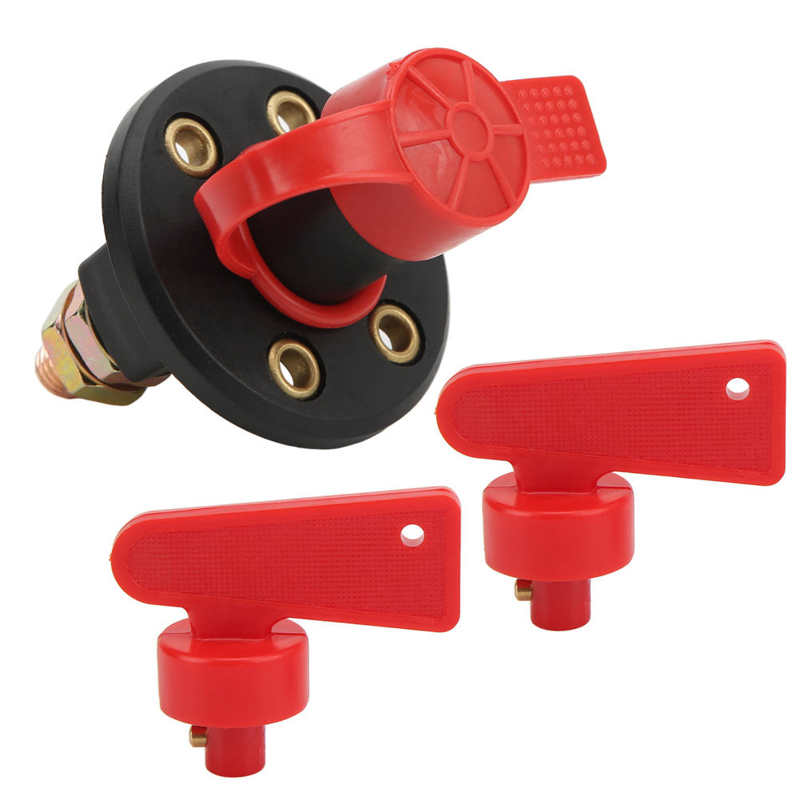 Interrupteur Coupe-batterie 12V/24V Pour Voiture, Camion, Bateau | Isolateur Borne Batterie, Sécurité