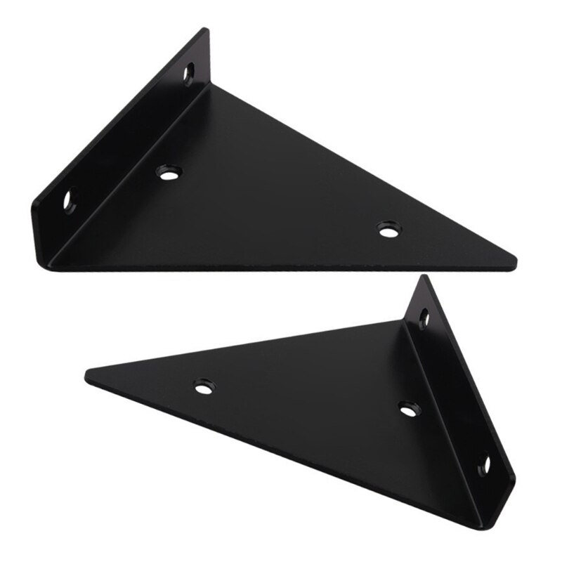 2 Pcs Metal Shelf Support Float Shelf Brackets for Bookcases Display Shelves