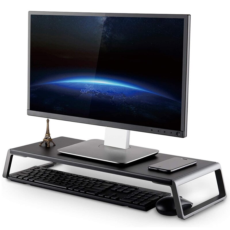 General Metal Feet Monitor Stand Riser Notebook Laptop Support Monitor Holder for Computer Laptop iMac TV LCD Display Printer