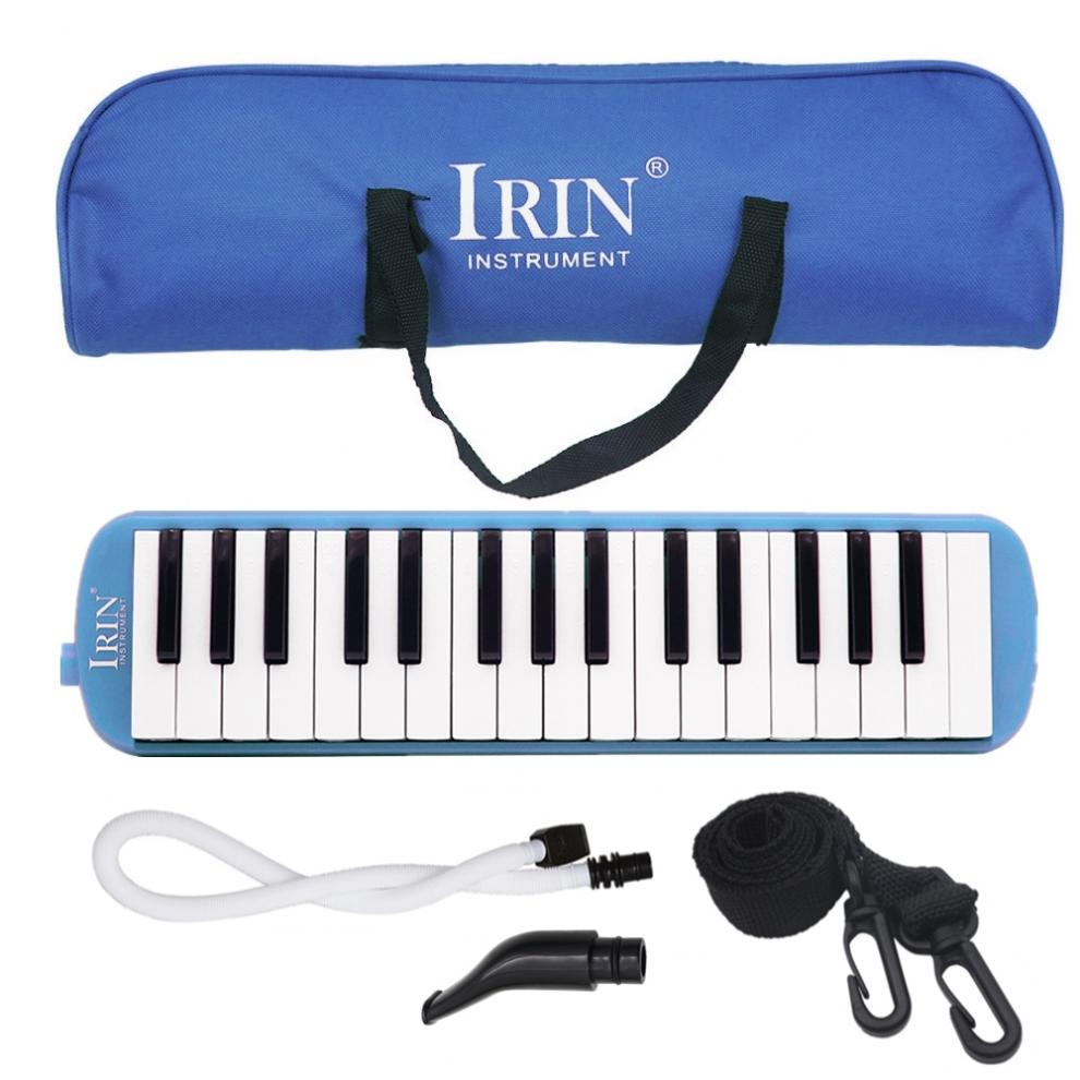 32 Keys Melodica Pianica Piano Style Melodica Musical Instrument with Carrying Bag for Students Music Lovers Beginners Kids: Blue