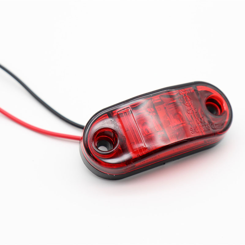 10pcs 12V 24V LED Side Marker Lights trailer External Lights Car Auto Truck Lorry camion Red Lamps accessories caravan