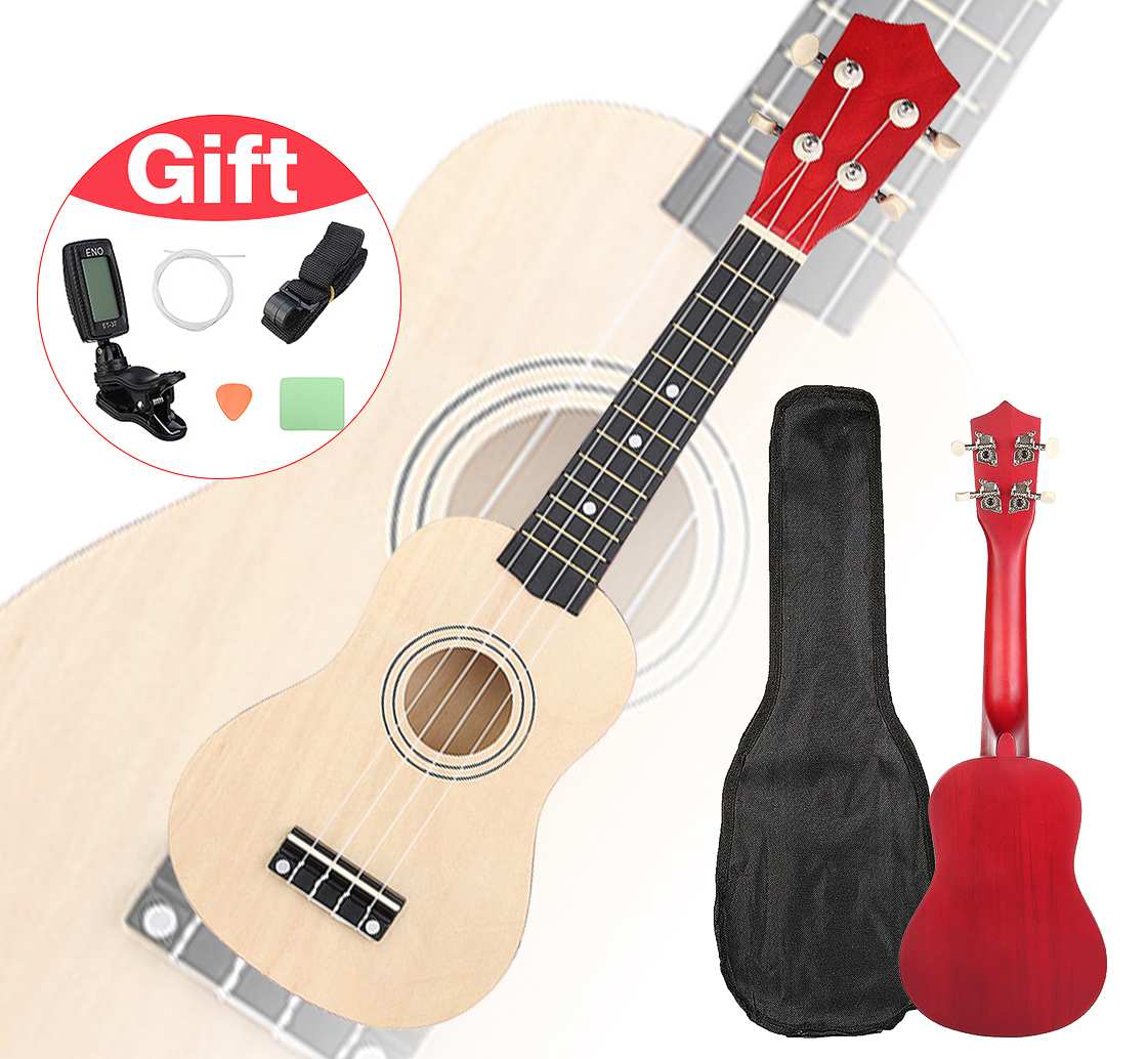 Mahonie Sopraan Ukulele 21 Inch Ukulele 4 Strings Hawaiian Gitaar Basswood Gitaar Uke Snaarinstrumenten Muziekinstrumenten Kids