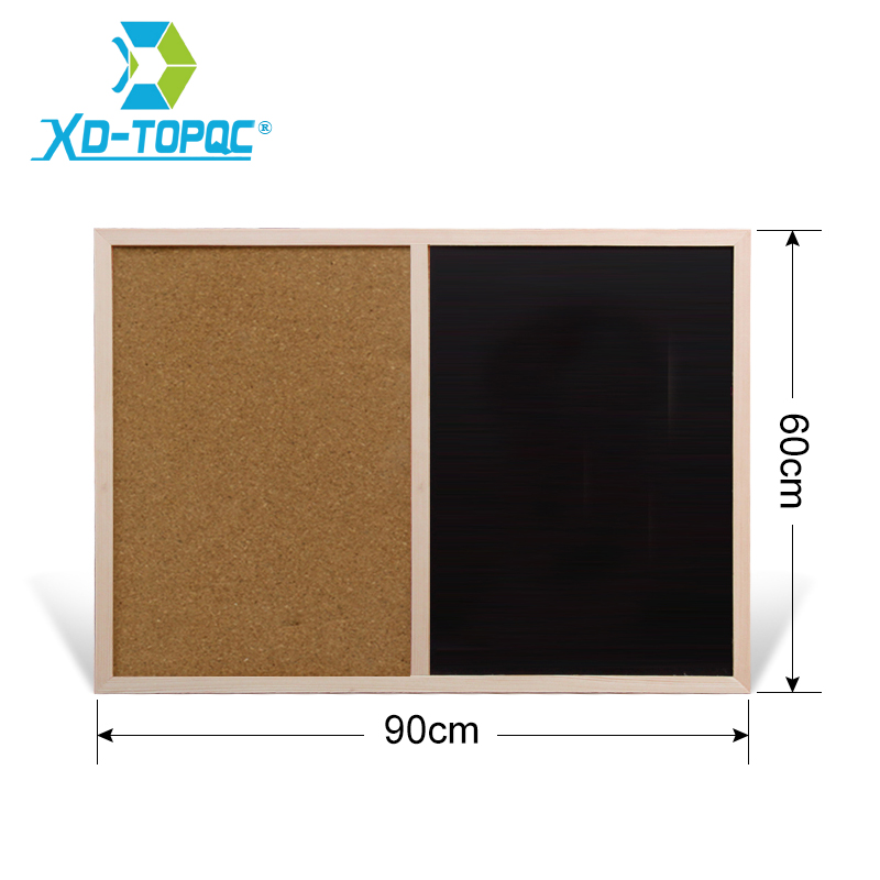 60*90cm Combination Magnetic Blackboard Cork Board 24&quot;x35&quot; Restaurant Office Krijtbord Chlakboard Pizarra Note Message Boards