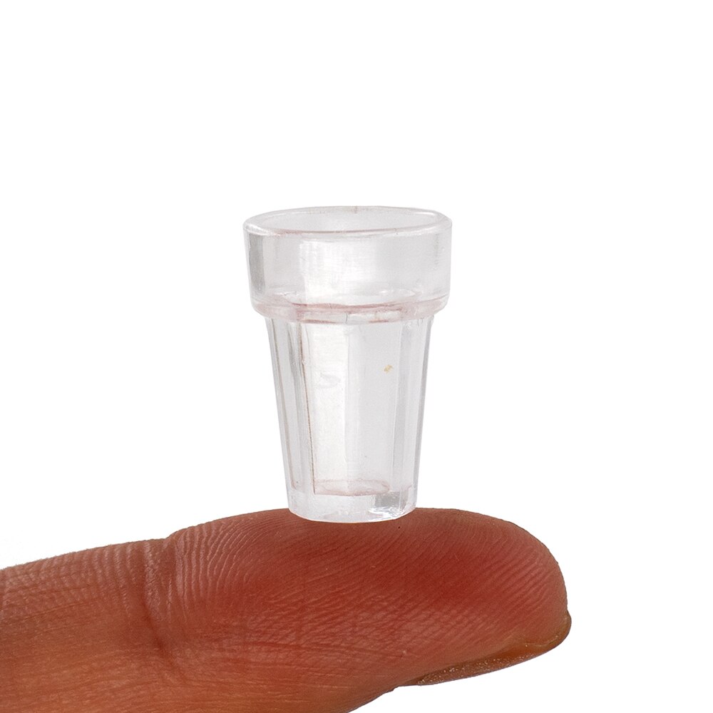 4 stks 1/12 Poppenhuis Miniatuur Accessoires Mini Hars Theekop Simulatie Drankjes Cup Model Speelgoed voor Poppenhuis Decoratie