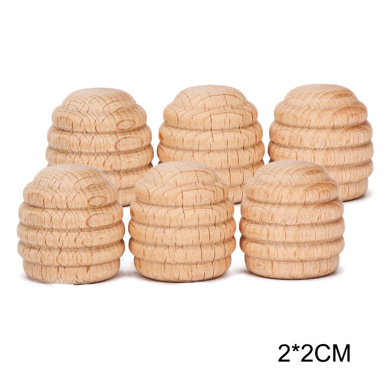 6 stücke Holz Regenbogen Stacker Regenbogen Blöcke Lose Teile Spielzeug Pilze Baum kegel Holz Puzzle Blöcke Montessori Pädagogisches Spielzeug: A5