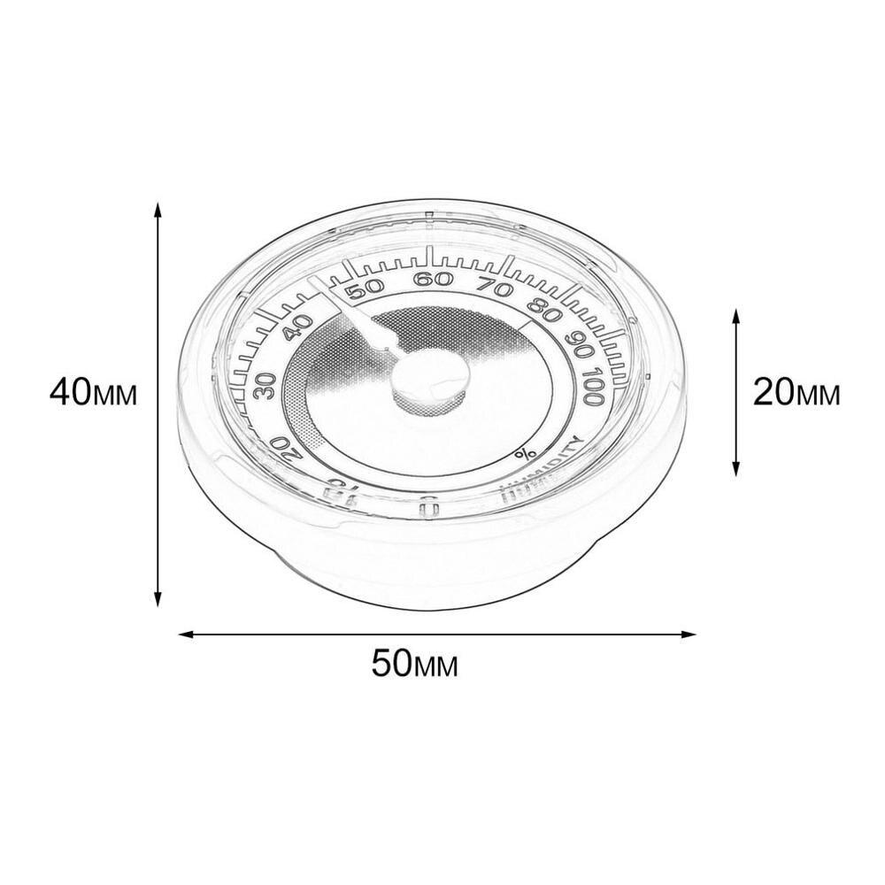1 Pc Mini Draagbare Nauwkeurige Duurzaam Analoge Hygrometer Vochtigheid Meter Huishoudelijke/Industriële Power-Gratis Voor Indoor Outdoor Home gebruik