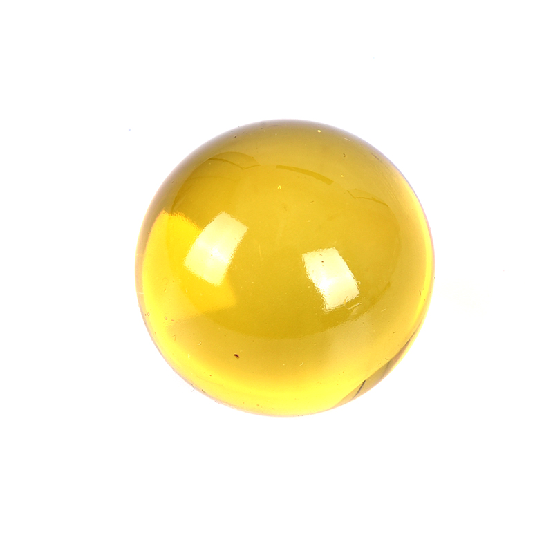30mm boule de cristal Quartz verre Transparent boule sphères boule de verre photographie boules cristal artisanat décor Feng Shui: Jaune