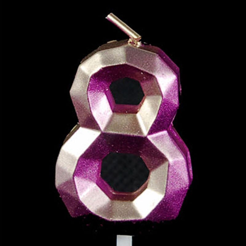 Verjaardag Kaarsen 1 2 3 4 5 6 7 8 9 0 Gold Kids Jongen Meisje Verjaardag Voor Cake Party levert Decoratie Cake Kaarsen: 8