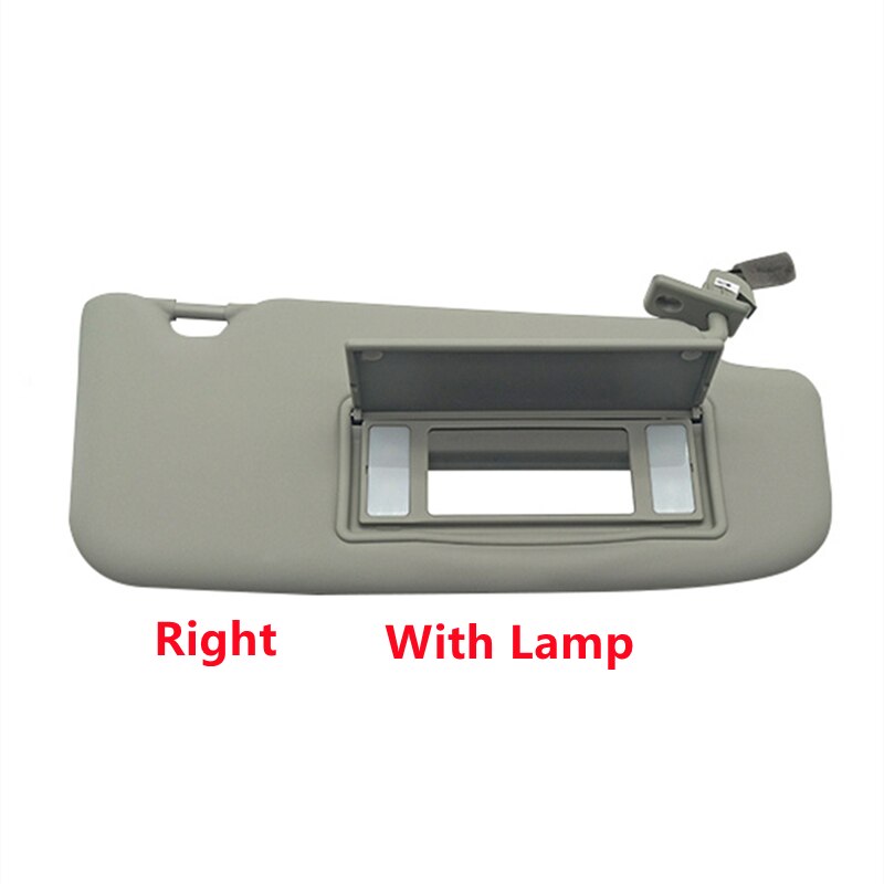 Visera Interior para Nissan Qashqai Dualis J10 , parasol con lámpara, placa, espejo de maquillaje