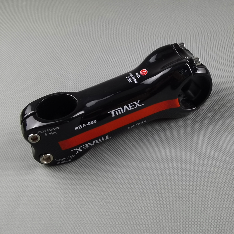 Attacco manubrio bici TMAEX attacco manubrio montagna bicicletta 6 gradi attacco manubrio Mtb carbonio 70mm 80mm 90mm 100mm 110mm 120mm