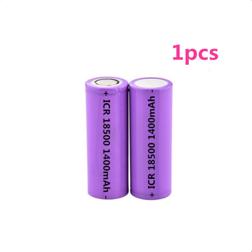 1 stks/partij 3.7 v 18500 1400 mah oplaadbare lithium batterij 3.7 v sterk licht zaklamp anti-licht speciale lithium batterij