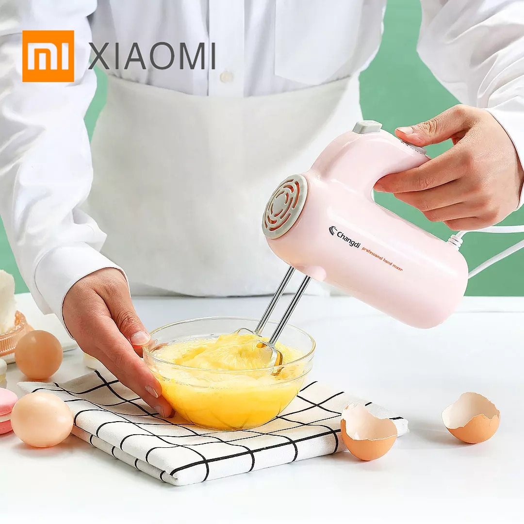 Xiaomi Mijia Changdi N330 Hand Blender Electric Kitchen Portable Egg Mixer5 Speeds Multi Function of Quick