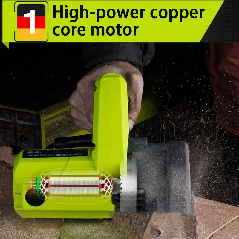 Z1E-TF-110 cutting machine multi-function handheld, 45 degree tile toothless chainsaw metal tile cutting machine