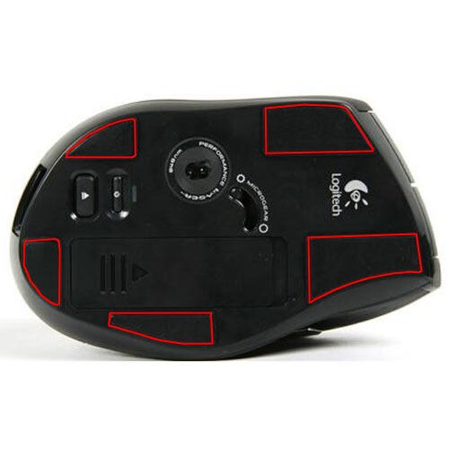 2 sets Muis Muizen Voeten/Skates Teflon voor LG VX Revolutie Muis