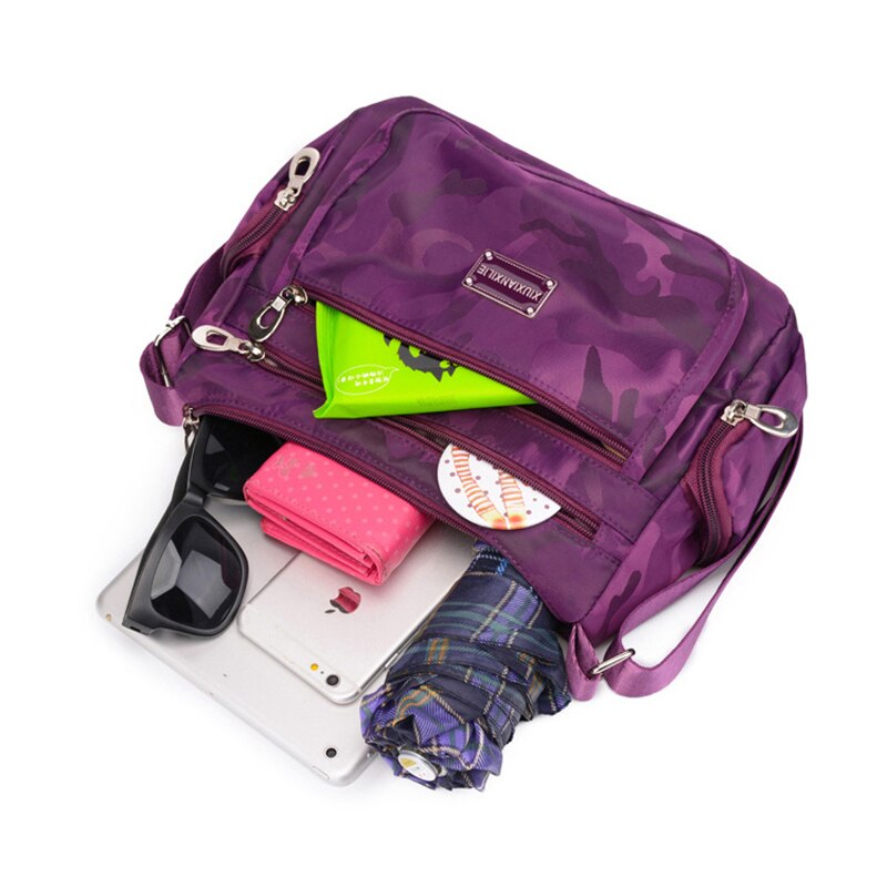 Vrouwen Schoudertas Lady Crossbody Tas Nylon Mode Vrouwen Hobos Messager Zak Aankomst Vrouwelijke Rits Tas zachte