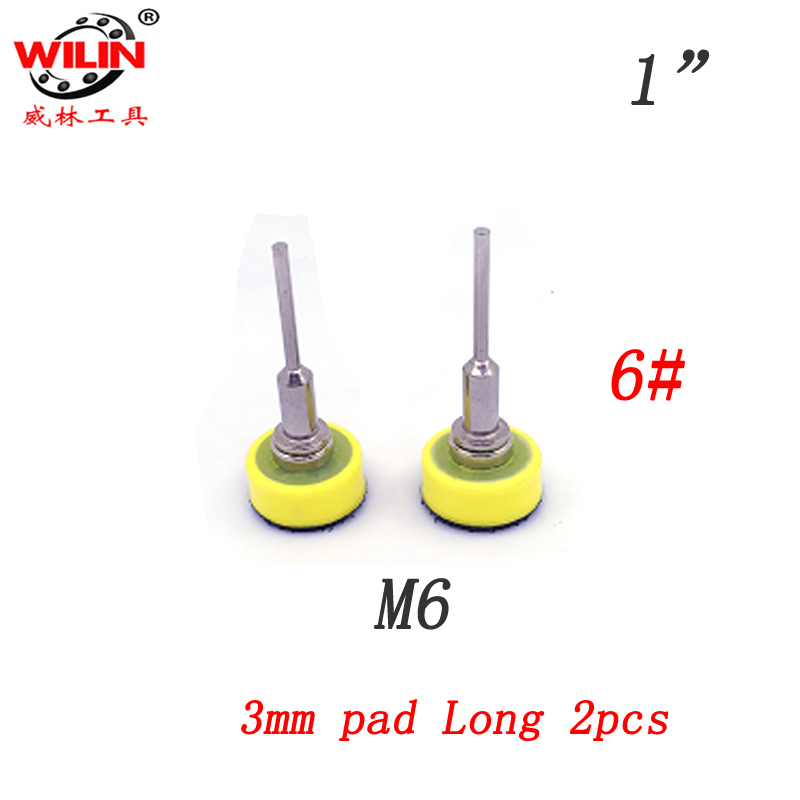 1 inch 25mm Sand Paper 1" Disco Pad Velco Loop & Hook Woolen mat Polishing Pad Disc 60/240/5000 Grit