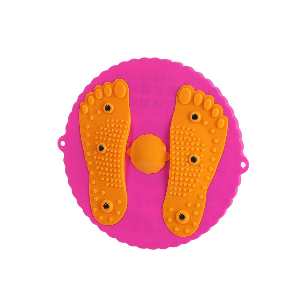 Twister Plaat Twist Board Plaat Draai Schijf Afslanken Benen Fitness Twist Taille Wriggle Plaat Balans Voetmassage Disc: Roze