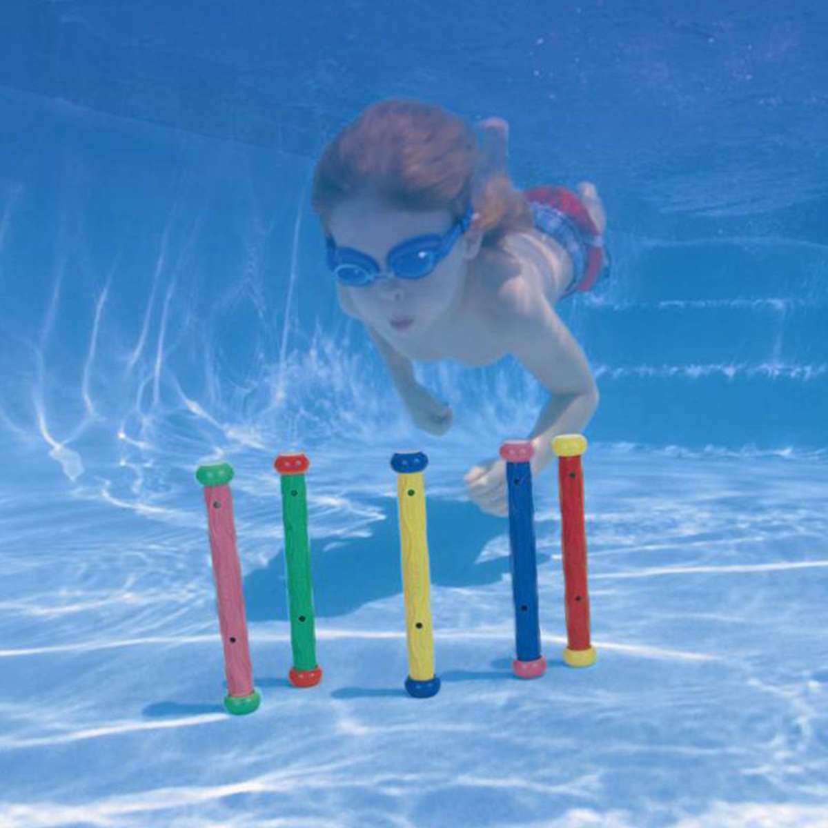32/35 stk swimmingpoollegetøj med dykningsring tang sommerlegning vandbassin kaster dykkerspillegetøj til børn