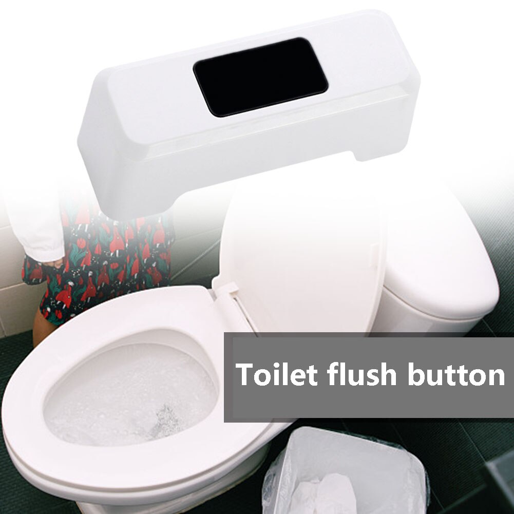 Infrared Sensor Toilet Flush Transducer Toilet Motion Sensor Auto Rinse Button Touchless Lavatory On-Touch Flush Switch
