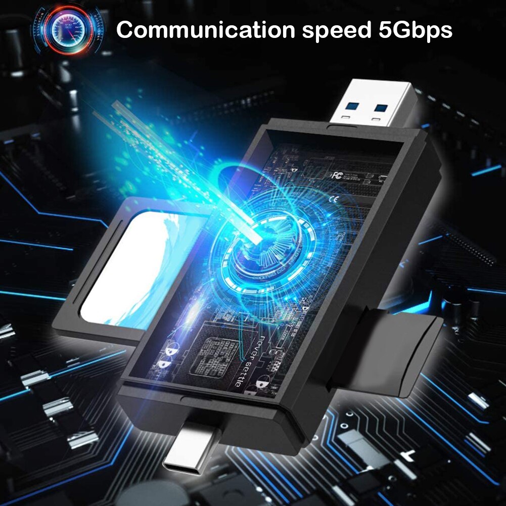 Micro Tf Sd Kaartlezer Usb 3.0 Otg 2 In 1 High-Speed Flash Drive Card Adapter Voor Huishoudelijke computer Accessoires