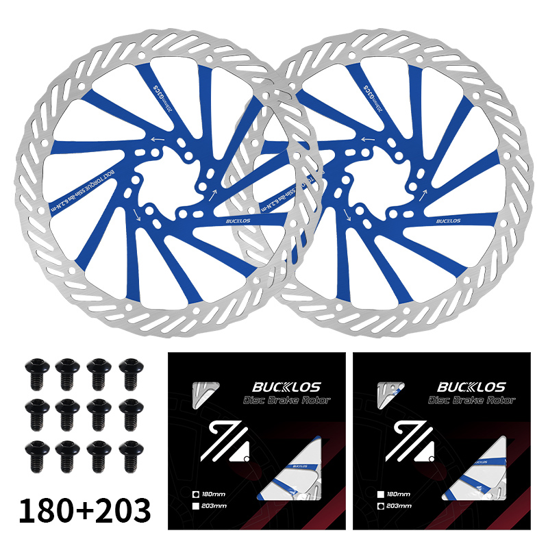 2PC BUCKLOS Bike Rotor 160MM 180MM 203MM G3 Bicycl... – Grandado