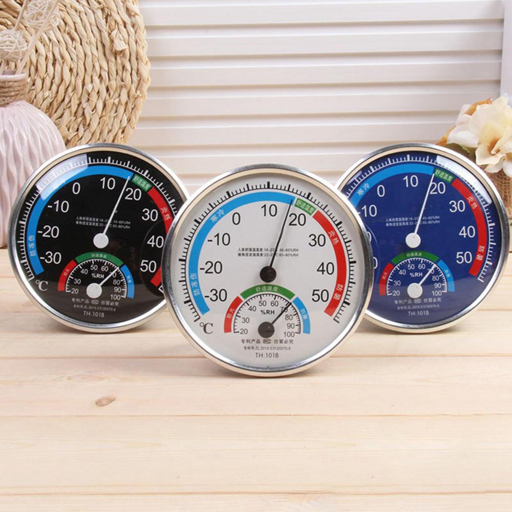 Indoor Analog Hygrometer Round Thermometer Thermohygrometer Indoor Dial Hygrometer Thermohygrometer For Sauna Indoor And Outdoor