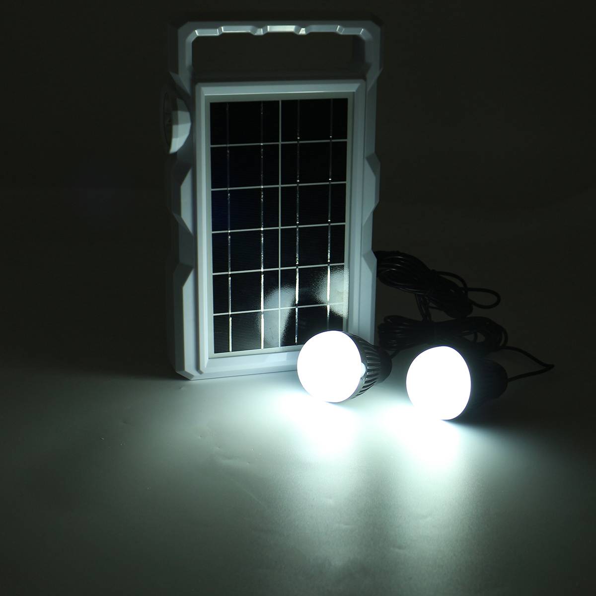 Outdoor Draagbare Zonne-energie Light System Solar Lamp Zonne-energie Noodverlichting Voor Tuin Camping Tent Vissen