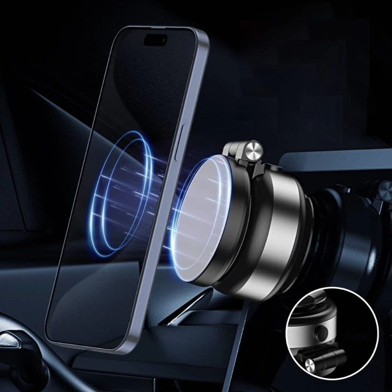 Autohouderrek met elektrische vacuümgreep, antislip verstelbare dashboardstandaard voor 4,7 inch telefoonnavigatie, reisgebruik