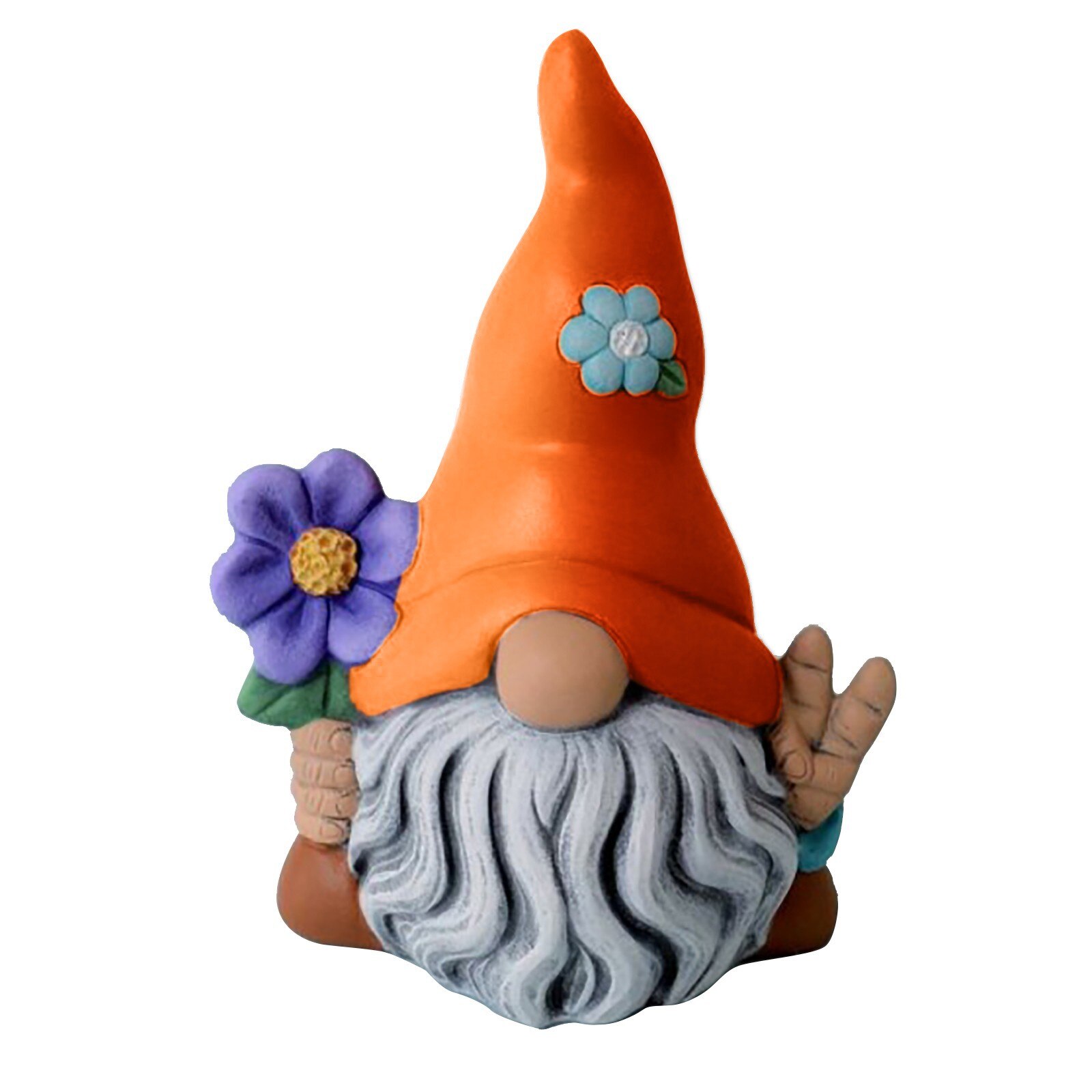 Fairy Garden Tiny Gnomes Statue Garden Courtyard Magic Garden Gnome Resin Statue Collectible Figurines Miniature Gardening Gnome: F