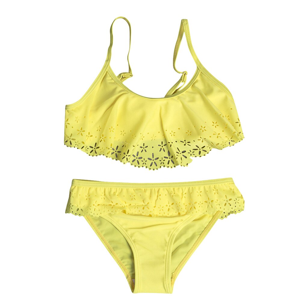 5-14 Years Children Kids Girls Bikini Beach Swimsuit+Shorts Swimwear Set Outfit swimming suit for teenagers girls детский костюм