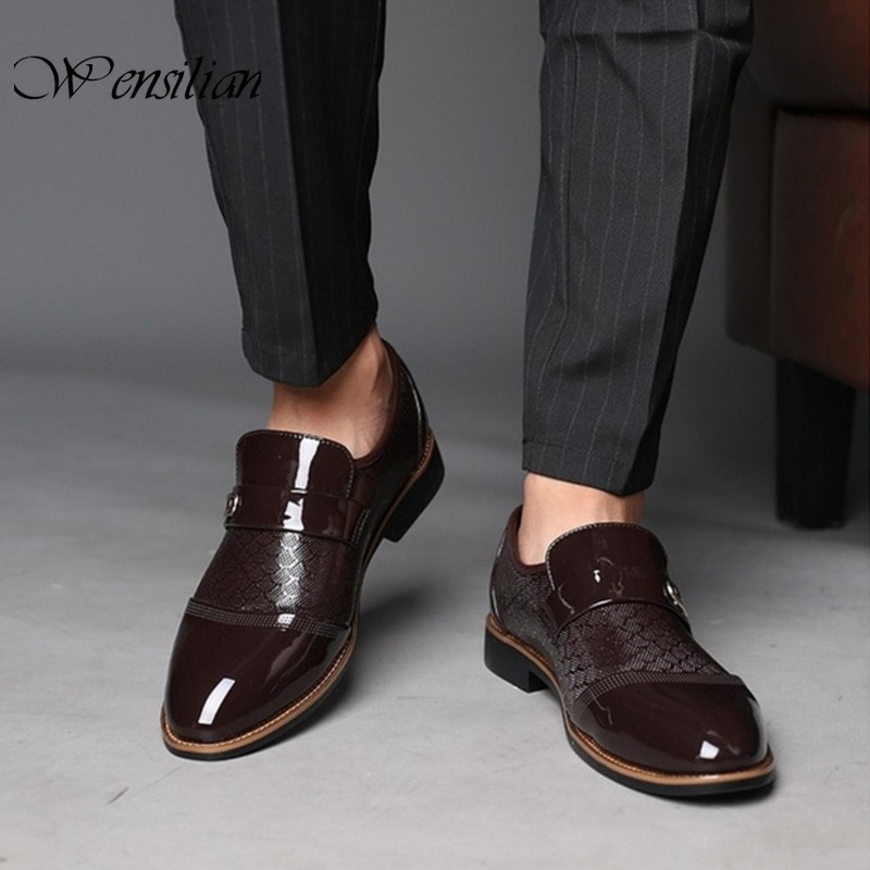 Business juhlakengät miesten mekkokengät nahka vapaa-ajan kenkä klassinen sosiaalinen kenkä oxford kengät miehille zapatillas hombre