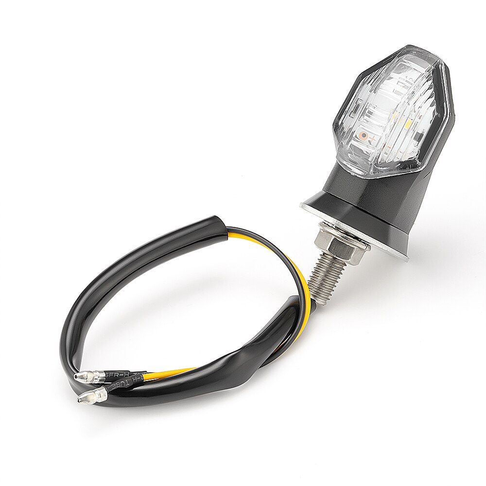 Mini Universal Motorcycle LED Turn Signal Indicators Light Small Diamond LED Turn Signal Light Highlight European MK-100