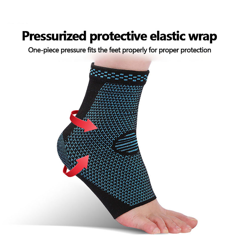 Protecteur de cheville , 1 pièce, Compression tricotée, Support serré pour le sport, le basket-ball, le Football