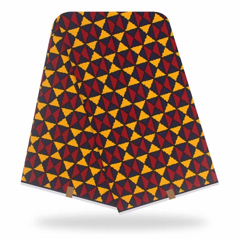Afrikkalainen kangas vaha printa ankara kangas 100%  puuvillamateriaali afrikkalainen perinteinen vahakangas ompelumekko 6 jaardia