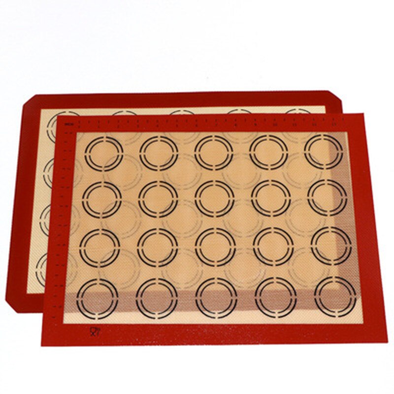 Silicone Macaron Baking Mat - for Bake Pans - Macaroon/Pastry/Cookie Making - Grade Nonstick