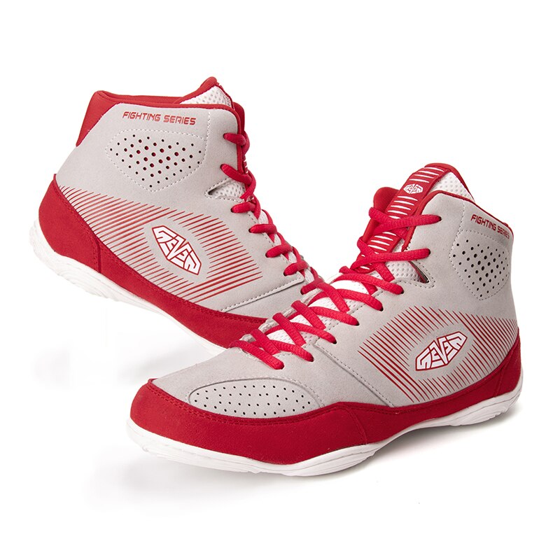Men&#39;s Boxing Shoes Wrestling Sneakers Mens High-top Boxing Boots Size 39-45 Sneakers