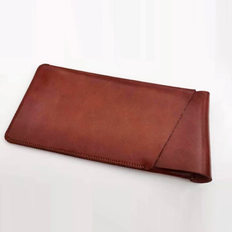 For Samsung Galaxy Note10 Galaxy Note10+ case microfiber leather double layer mobile phone bag with card slot: For Galaxy Note10 / Dark brown