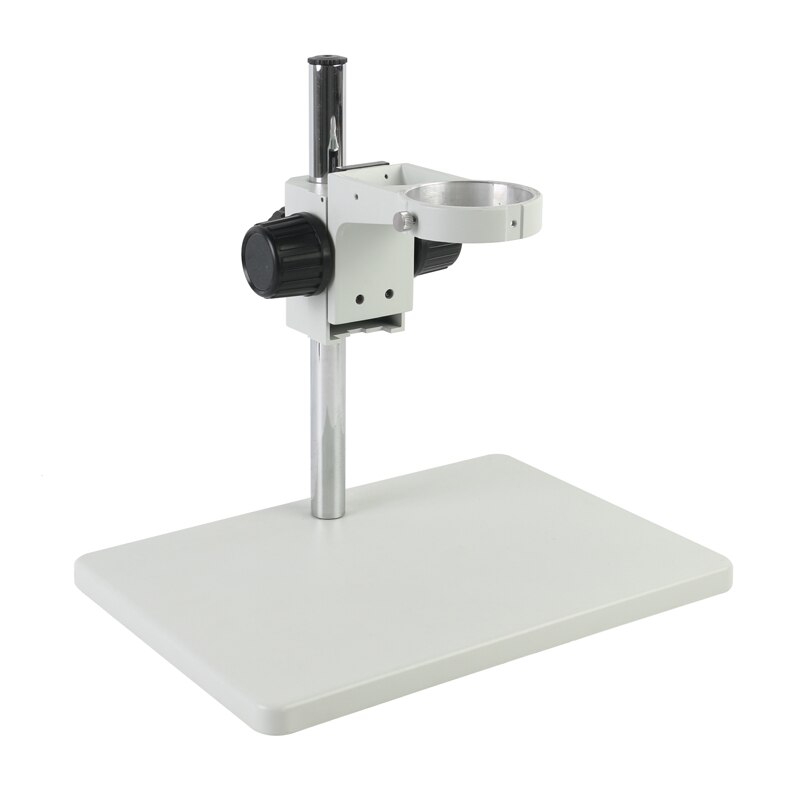 Big Size Lab Industrial Stereo Microscope Adjustable Stand Focusing Bracket 76mm Ring Holder For Binocular Trinocular Microscope: White