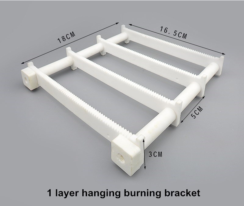 Support d&#39;allumage à Suspension de poterie, résistant aux températures élevées, pour les bijoux en céramique, fil de tungstène, meubles de four: 1-layer bracket