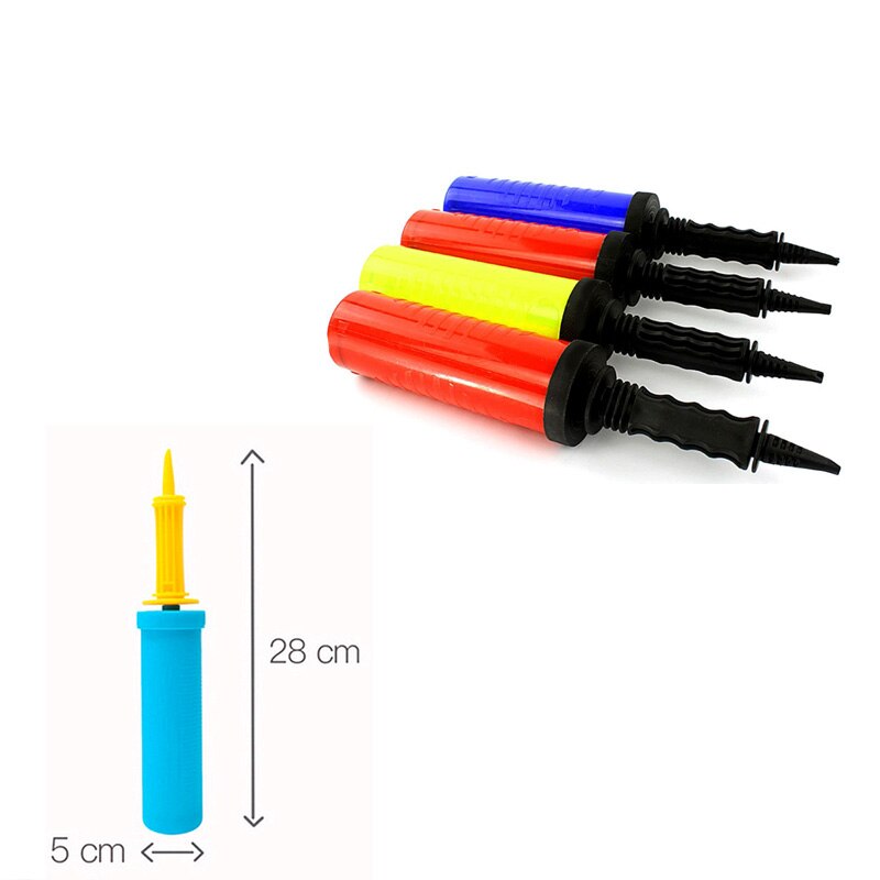 1 pc Mini PVC Ballon Pomp voor Latex Globos Opblaasbare Speelgoed en Folie Ballonnen Lucht Ballen Pomp Handpomp Verjaardag feestartikelen: 1pc mixed