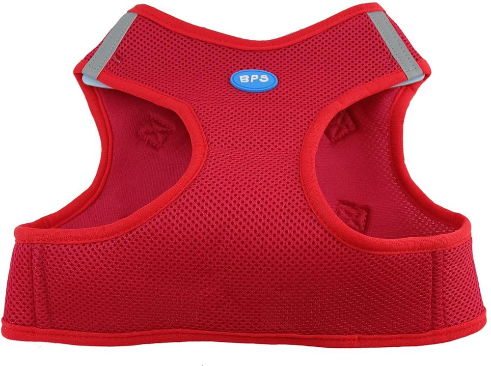 BPS Arnés para Perros Mascotas M-XL Callar para Perros Mascotas 3 Tamaños para Elegir para Perro pequeño Mediano y Grande: Rojo / M