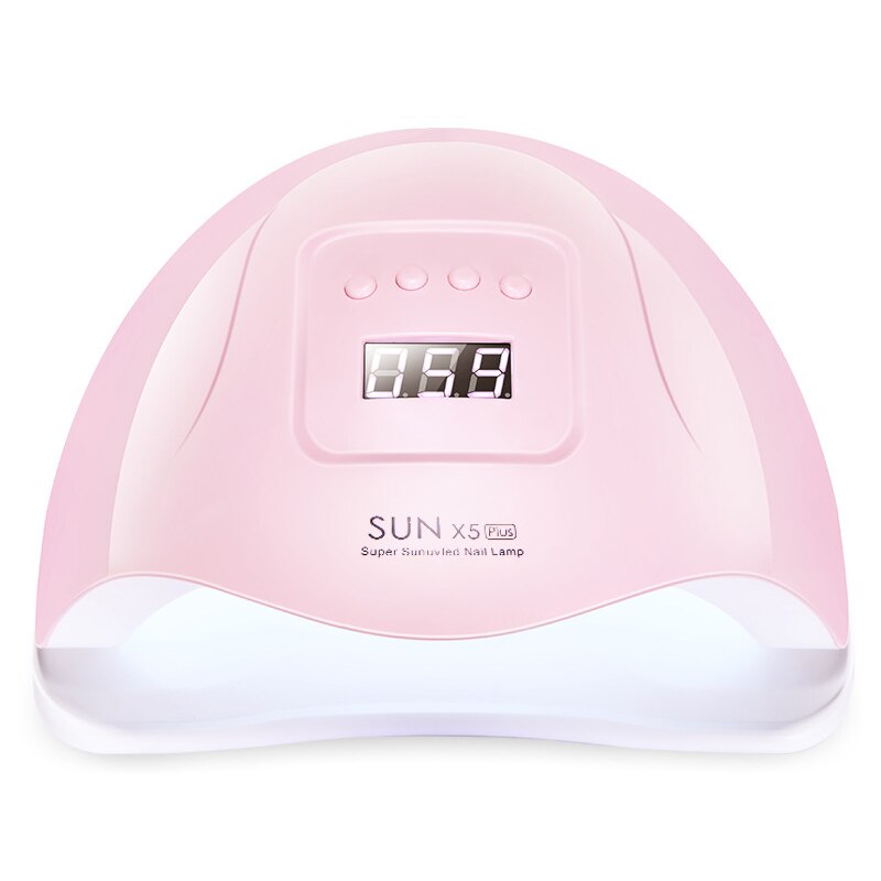 Lámpara de uñas LED UV para secar esmalte de uñas en Gel, efecto hielo, pantalla LCD, 110W, autodetección