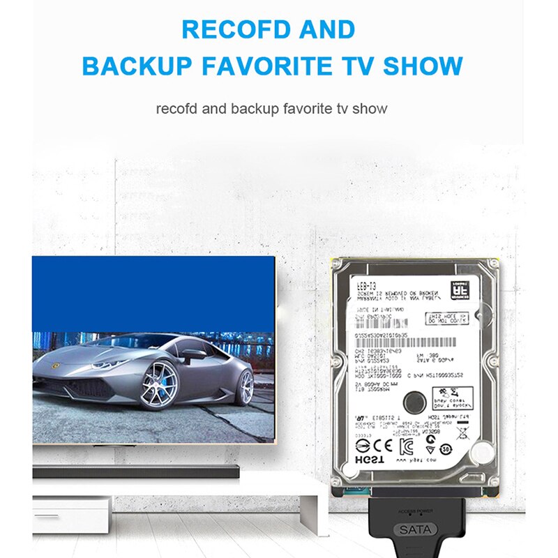 USB 2.0/3.0 To SATA 2.5" Laptop Hard Disk Drive SSD Adapter Converter Cable