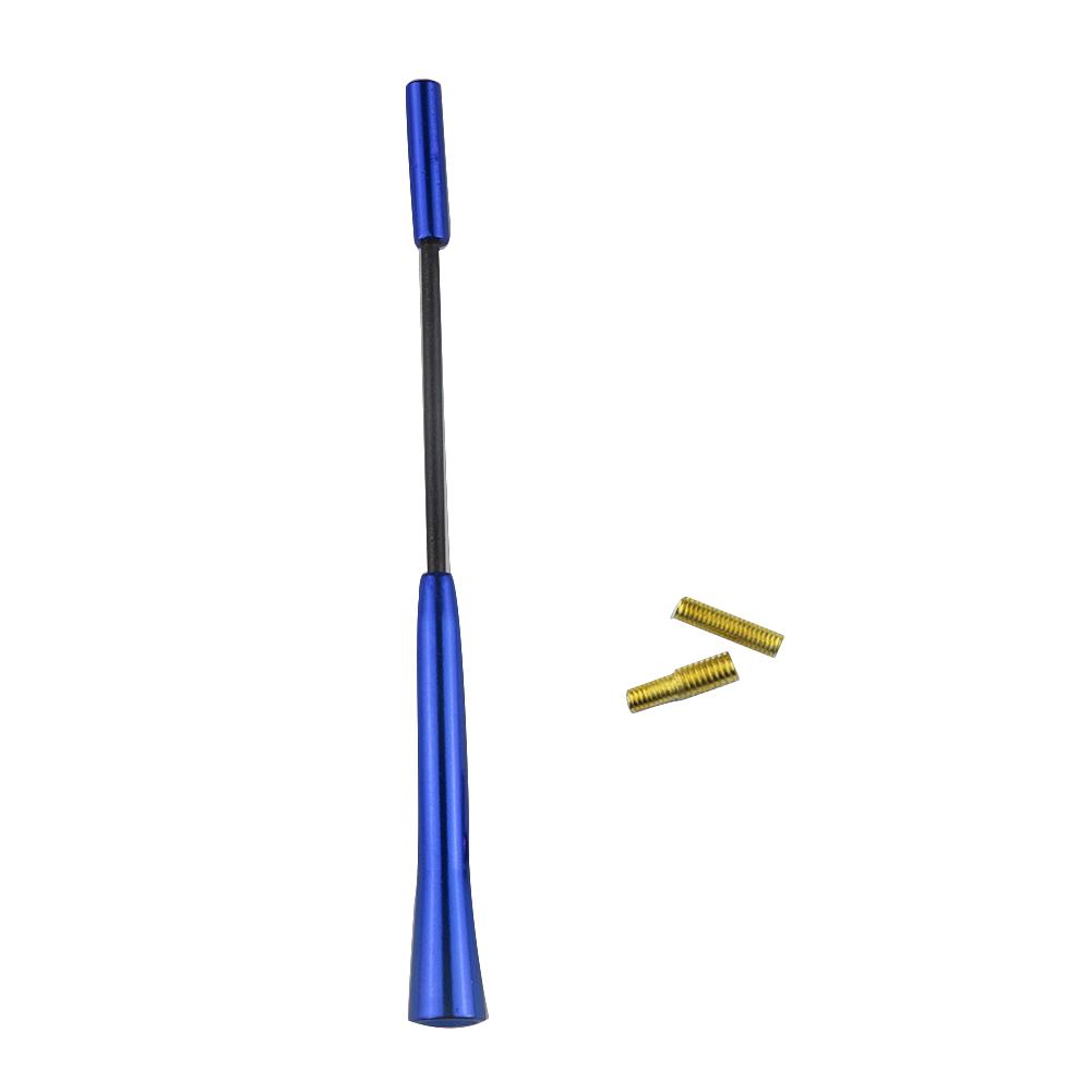 Autoradion antenni yleisauton vaihto melunesto antenni fm radio antenni ruuveilla auton muotoilu auton kattomasto: Sininen